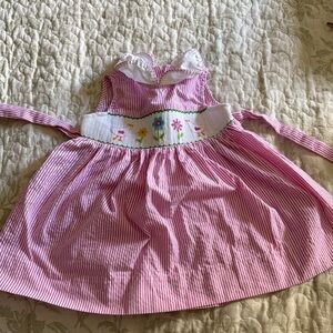 Soft Surroundings Pink and White Striped Garment